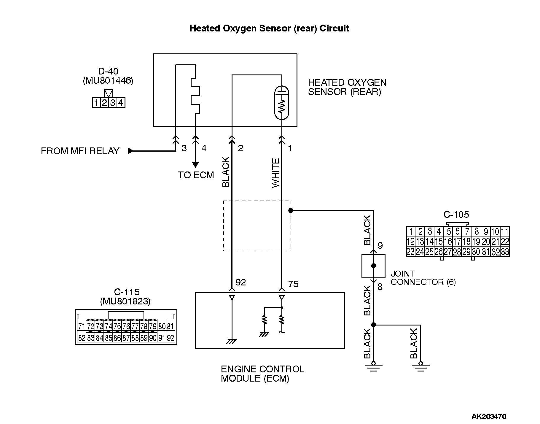 13DTC P0138 Heated Oxygen Sensor Circuit High Voltage